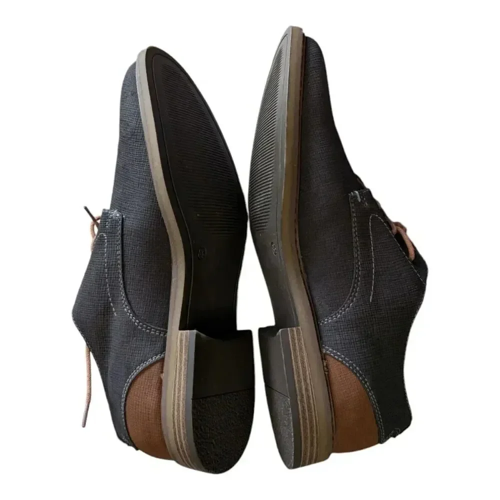 Restoration Royce Oxford Business Casual Brown Lace Mens Dress Shoes Size 8.5M